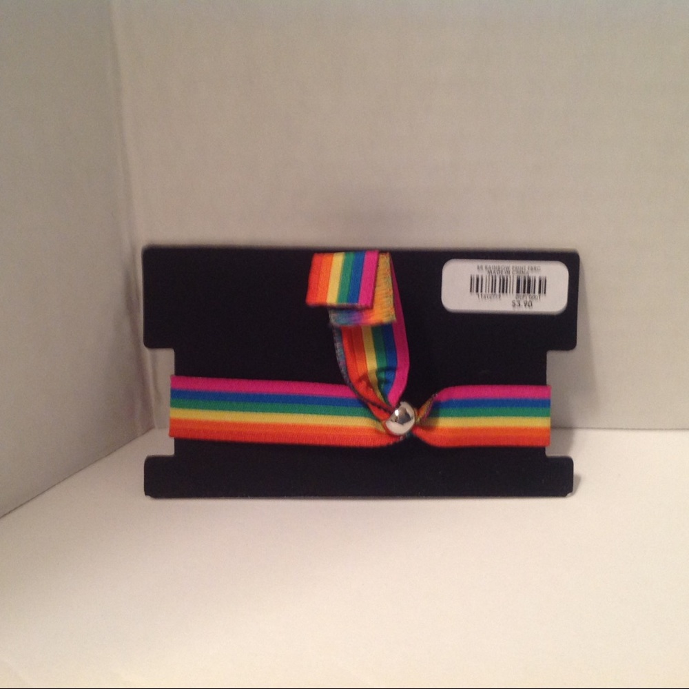 Hot Topic Band Rainbow Print Fabric - Picture 2 of 2